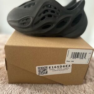 Yeezy Kids Black Slip-On Sneakers